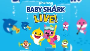 Baby Shark – Famous from the viral song and animated aquatic family.