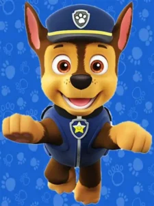 Chase – The leading pup from Paw Patrol, a massive commercial success. 