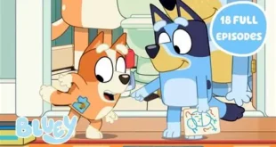Bluey – The curious Aussie blue heeler pup loved globally for fun family adventures.