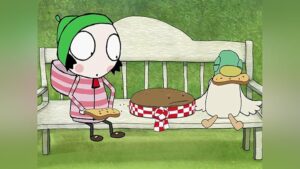 Sarah & Duck (2013–2017): A gentle animated series about a girl and her duck friend.