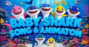 Baby Shark – Famous from the viral song and animated aquatic family.