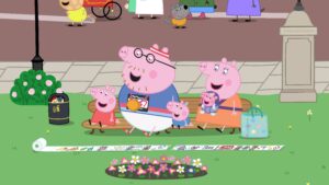 daddy pig's london marathon run
